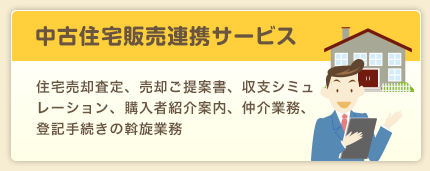 中古住宅販売連携サービス