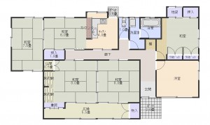 滋賀県湖南市中住宅図面